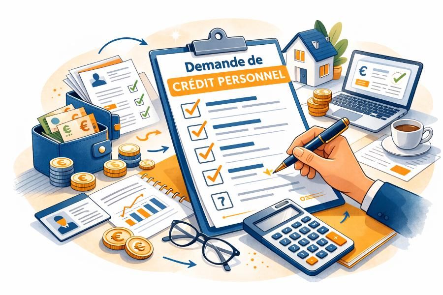 préparer une demande de crédit personnel