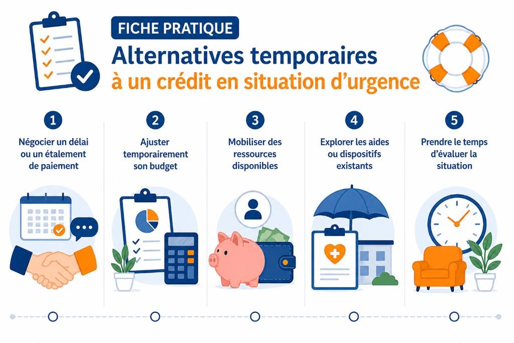 alternatives crédit urgent