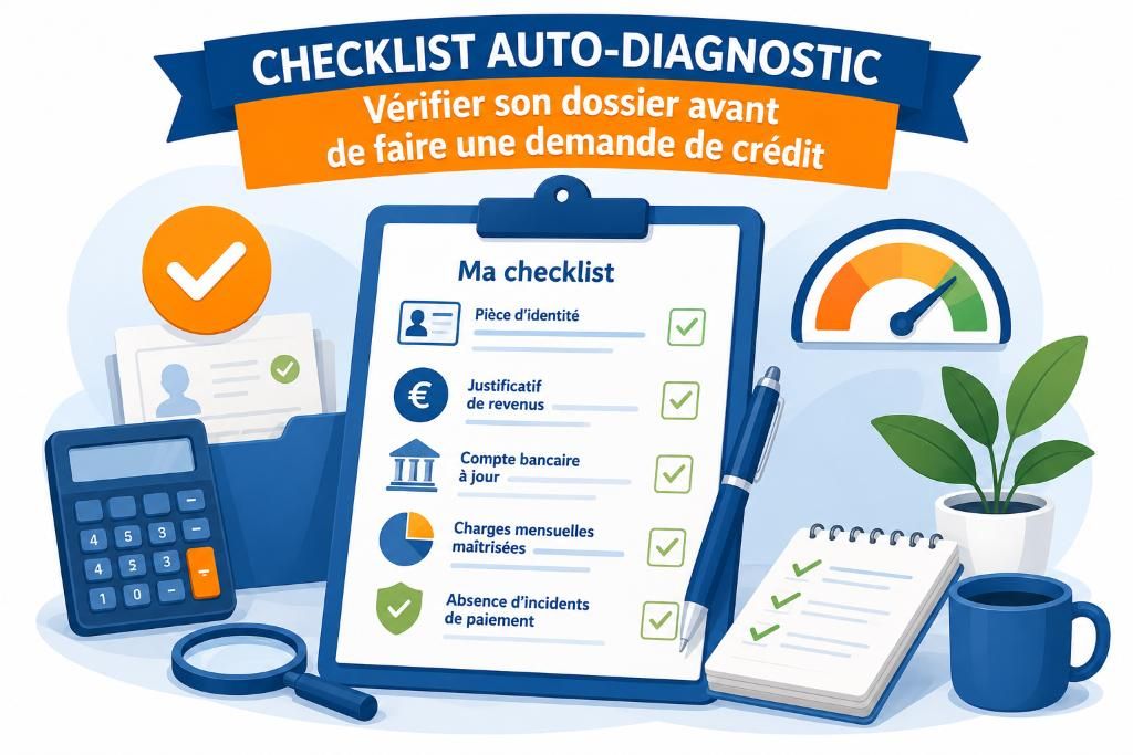 Checklist auto-diagnostic : vérifier son dossier avant de faire une demande de crédit