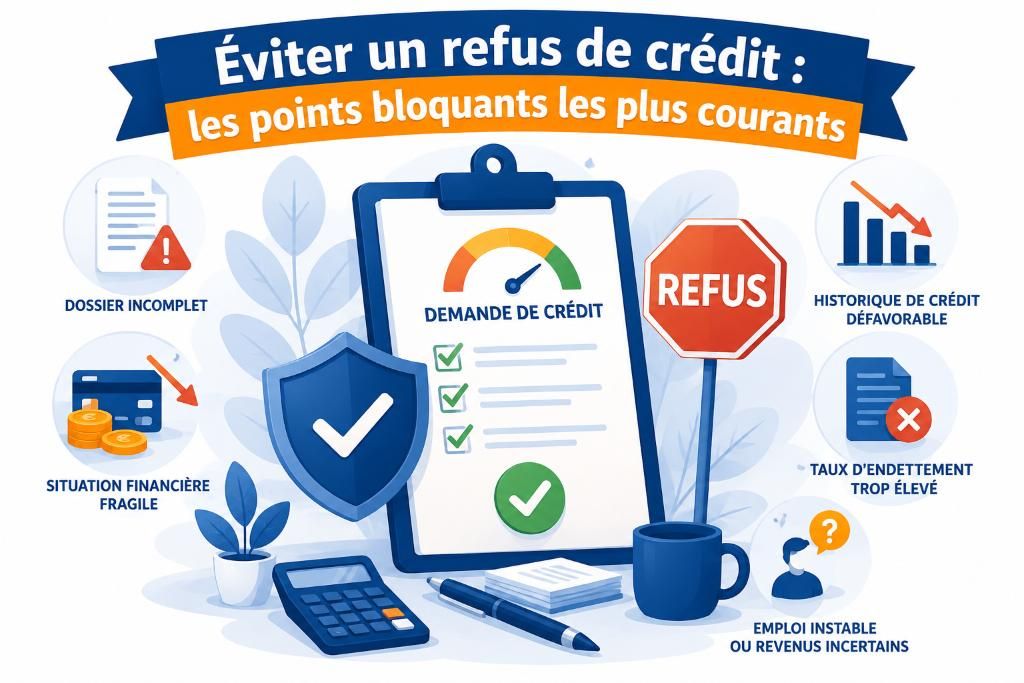 Éviter un refus de crédit : les points bloquants les plus courants