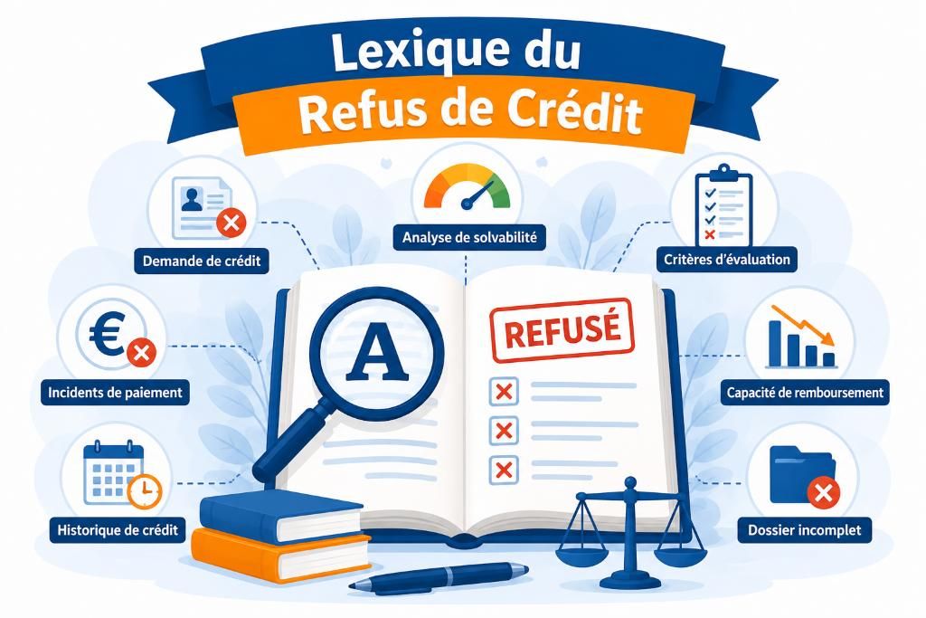Lexique du refus de crédit : comprendre les notions essentielles