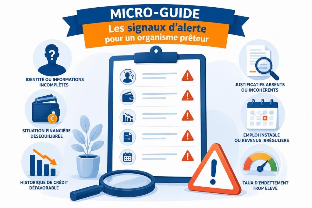 Micro-guide : les signaux d’alerte pour un organisme prêteur