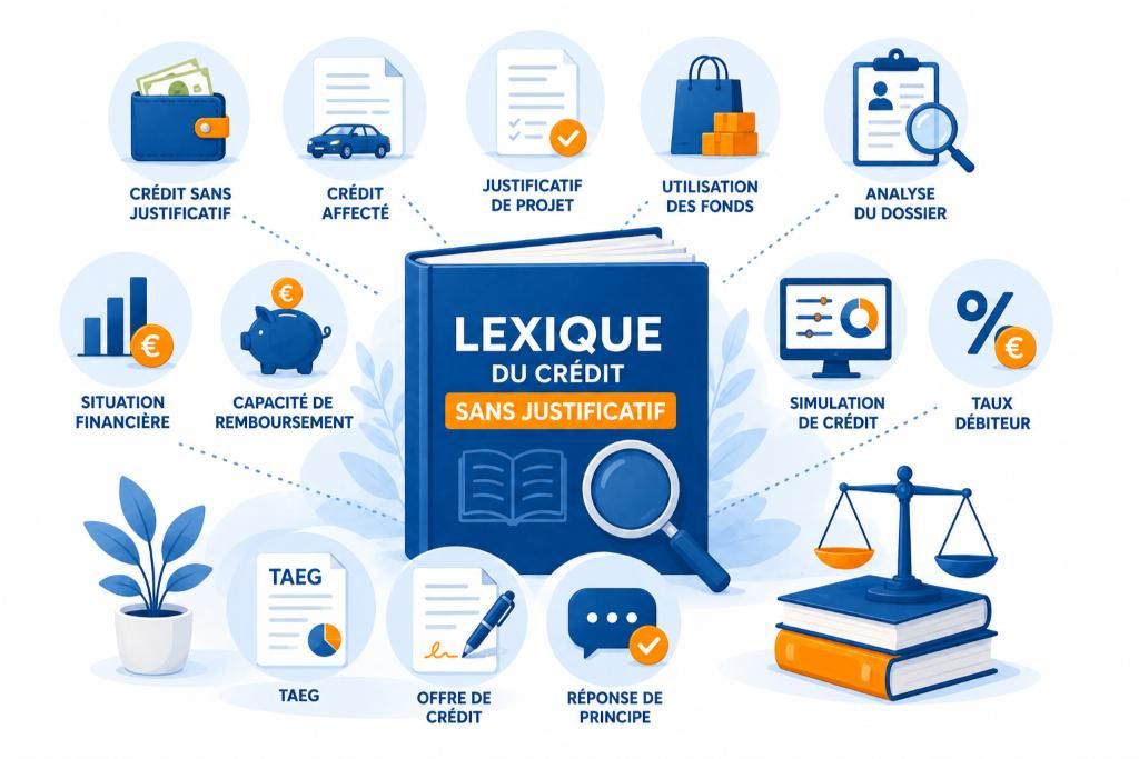 Lexique du crédit sans justificatif