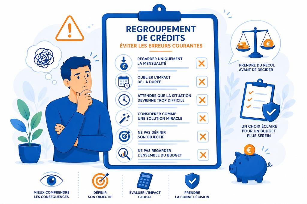 erreurs regroupement de credits