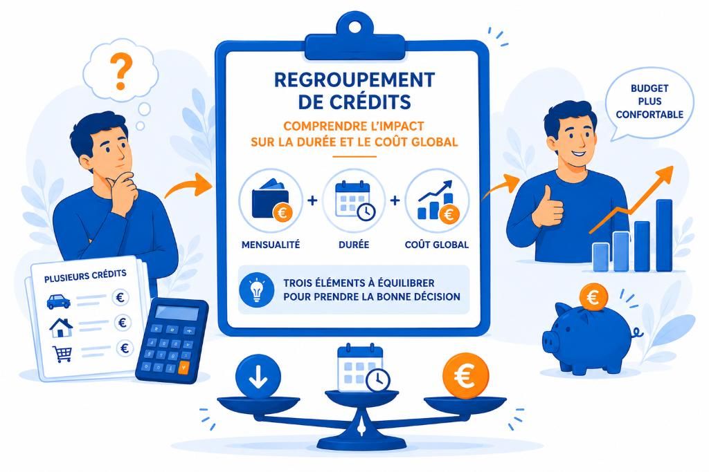 regroupement crédit durée cout