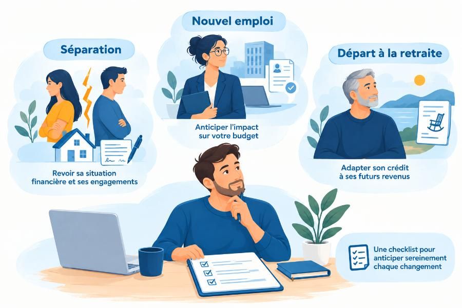 Changement de situation et crédit